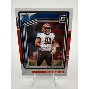 2024 Panini Donruss Optic Rated Rookie Kris Jenkins Cincinnati Bengals
